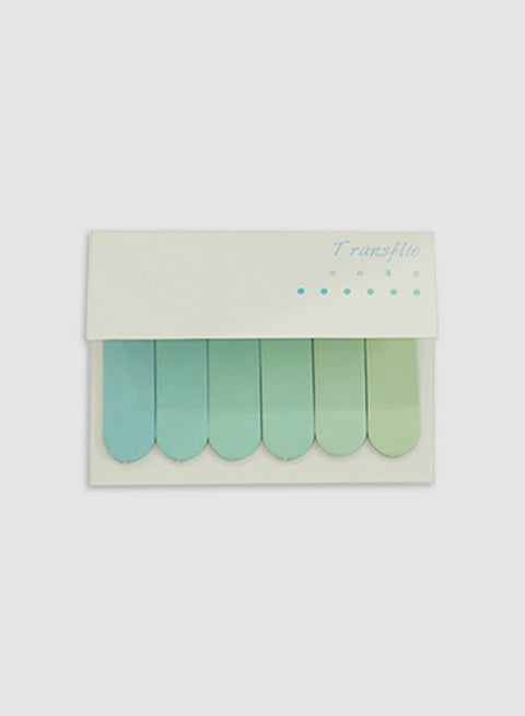 Gradient Note Index Blue