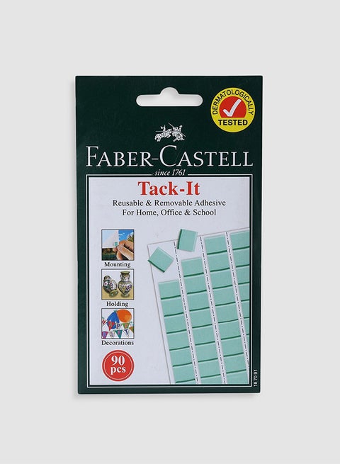 Pack Of 90 Tack It Adhesive Sticker Green