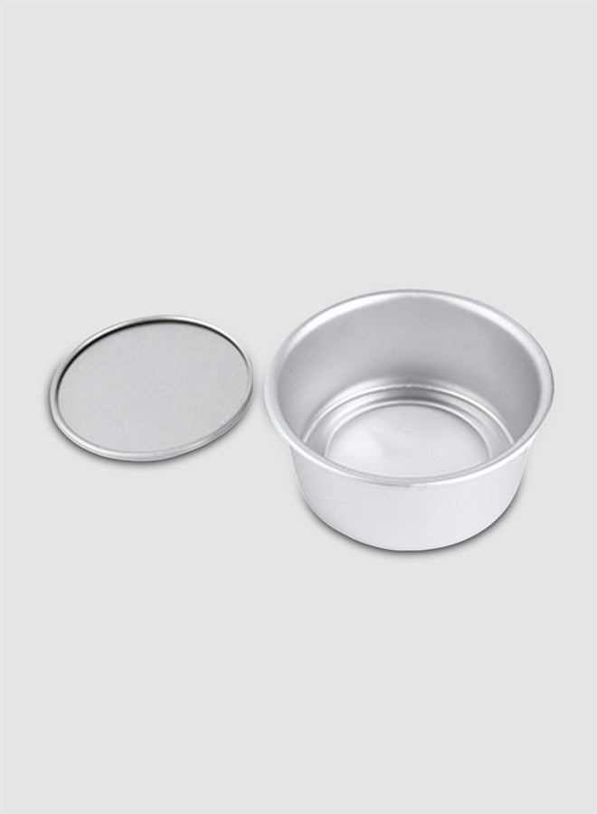 Non-Stick Round Mould Pan Silver 16.5x16.5x7.5cm - Image 1