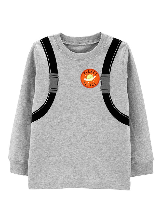 carter's Casual Printed Pullover Grey  - Image 1