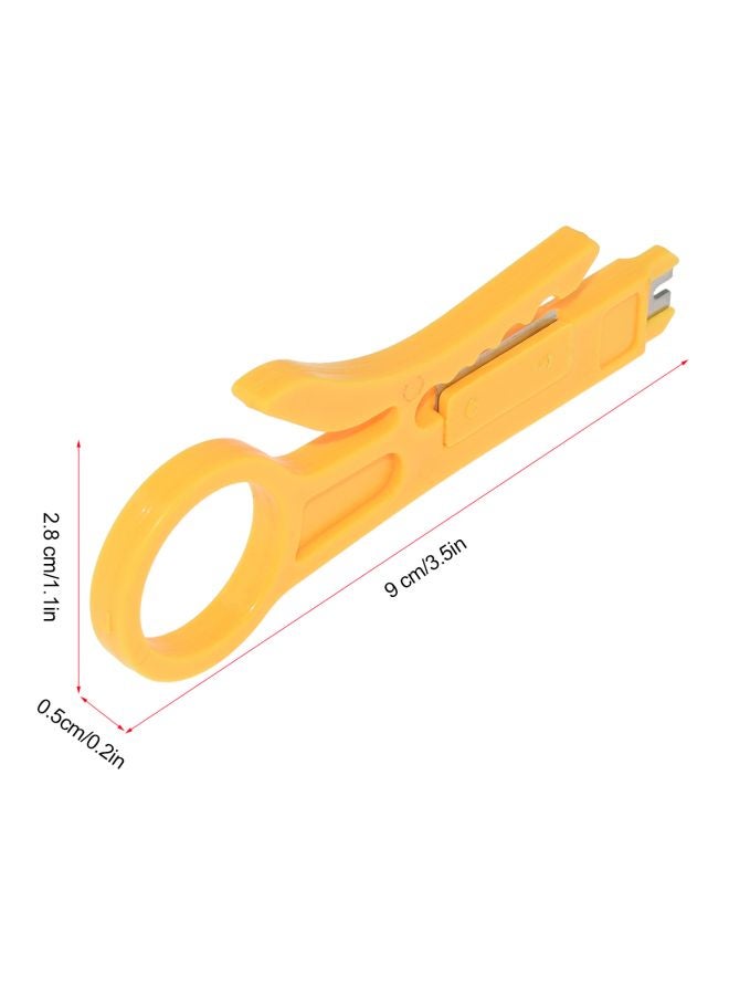 أيبيسي قطعتان من زرادية تعرية الأسلك بتصميم صغير سهل الحمل للطابعات ثلاثية الأبعاد أصفر - Image 2