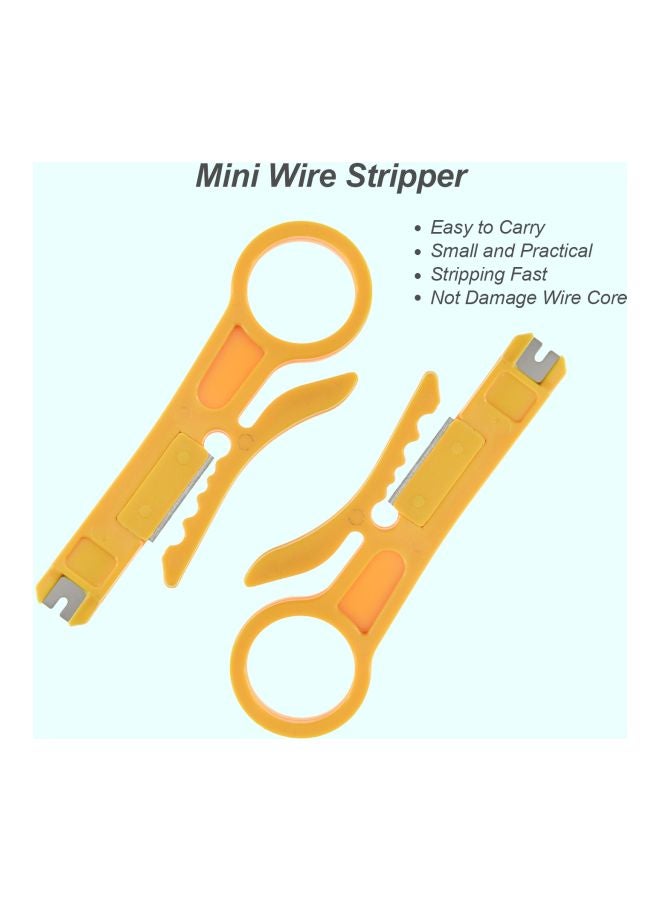 أيبيسي قطعتان من زرادية تعرية الأسلك بتصميم صغير سهل الحمل للطابعات ثلاثية الأبعاد أصفر - Image 5