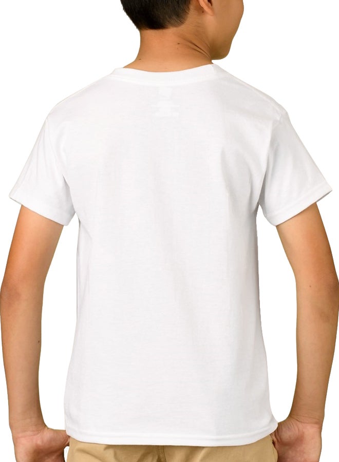 1st Piece Boys BTS Logo Graphic T-Shirt White  - Image 2