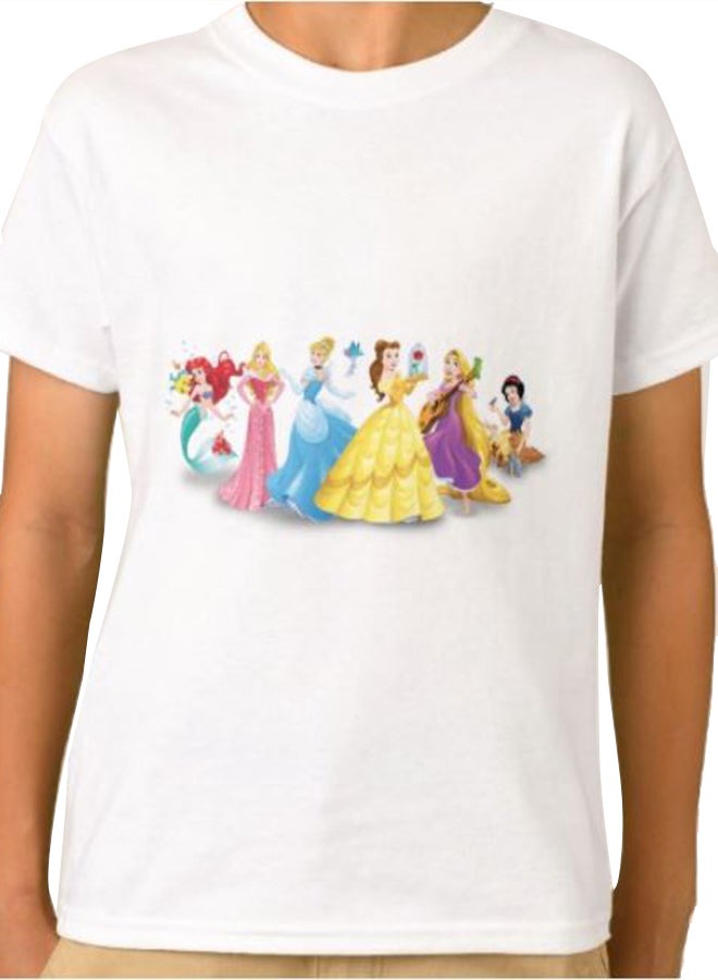1st Piece Boys Disney Princesses Graphic T-Shirt White  - Image 3