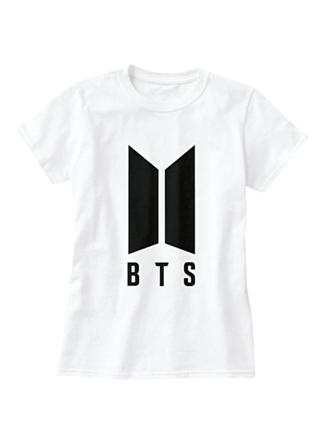 فرست بيس تيشيرت برسومات فرقة BTS أبيض - Image 3