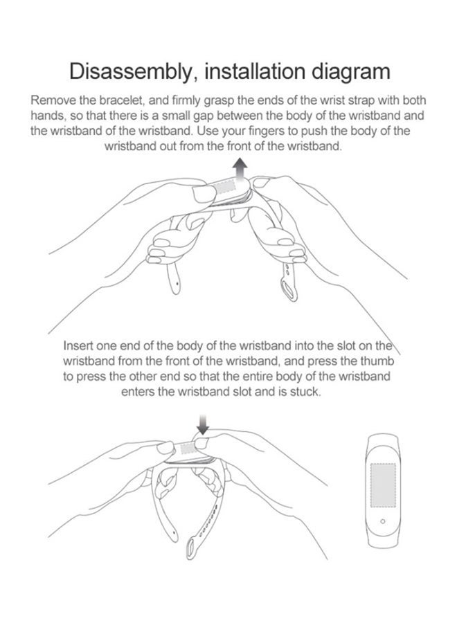 Xiaomi - Replacement Band For Xiaomi Mi Band 4 Wine Red - Image 1