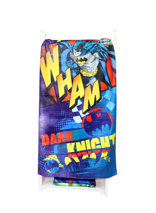 WB Games Batman Printed Beach Towel Multicolour 55 x 11cm  - Image 1