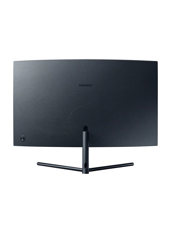 Samsung - 32 inch UHD Curved Monitor, 4ms, 60Hz and DisplayPort HDMI, PBP, Eye Saver Mode, Flicker Free, Off Timer Plus, Samsung MagicUpscale, Game Mode, Bezeless Design, Dark Blue Grey 32inch Dark Blue Grey - Image 1