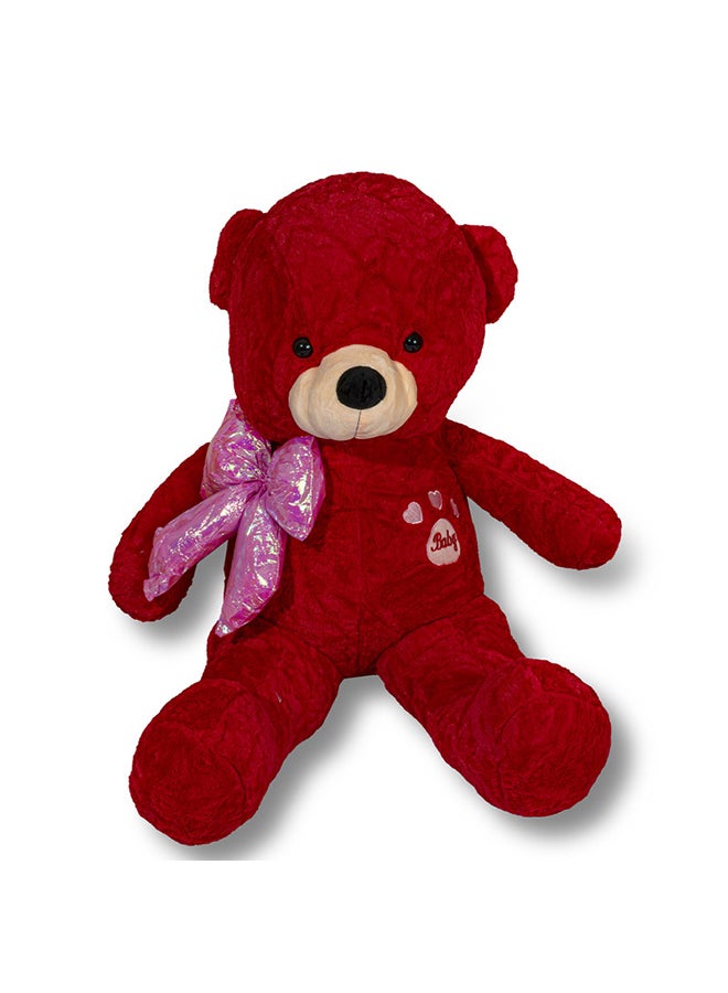 دمية كبيرة على شكل دب لطيف وأنيق من القطن - Image 1