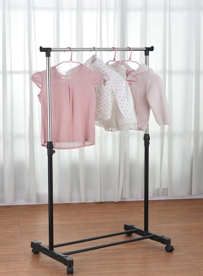 Generic - Metal Garment Rack Black/Silver 130x45x160cm - Image 1