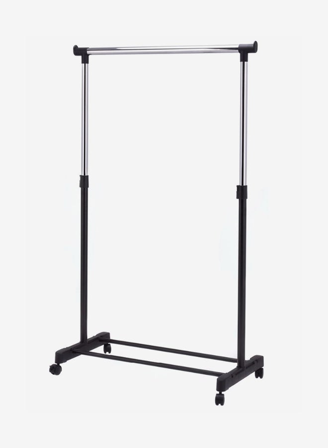 Generic - Metal Garment Rack Black/Silver 130x45x160cm - Image 1