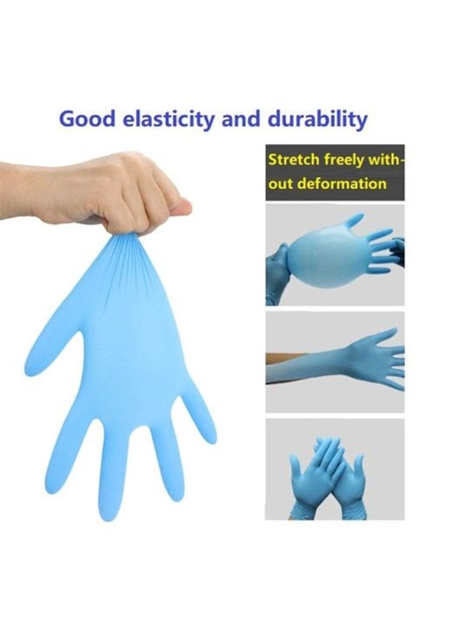 Generic 100-Piece Disposable Nitrile Powder Free Gloves Blue Small - Image 4