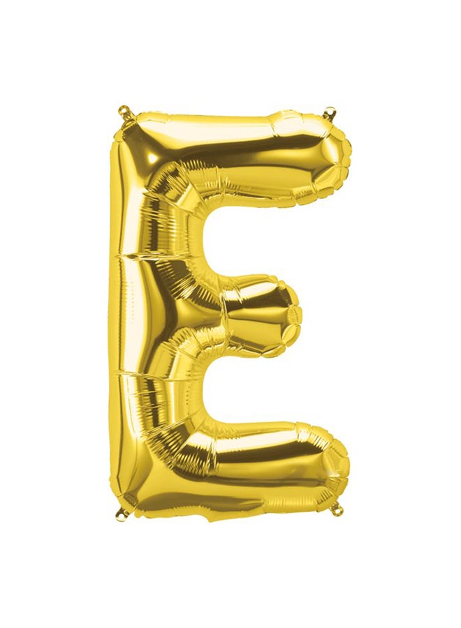 نورث ستار بالون من القصدير على شكل حرف "E" 34بوصة 