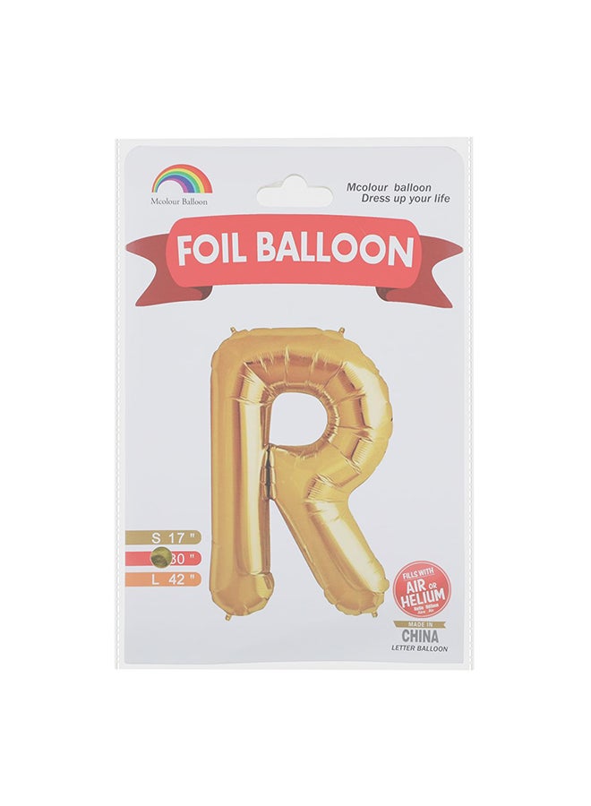 Mcolour Balloon Letter R Foil Balloon - Image 1