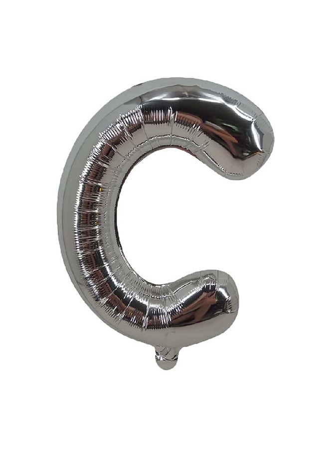 بارتي تايم بالون من القصدير على شكل الحرف "C"  - Image 1