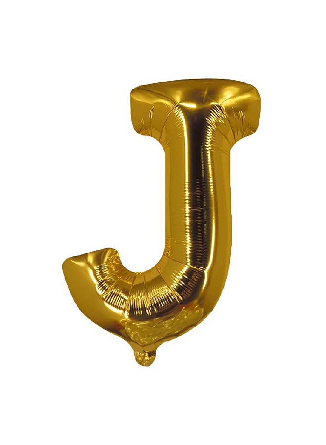 بارتي تايم - بالون حفلات من القصدير على شكل حرف "J" - Image 1