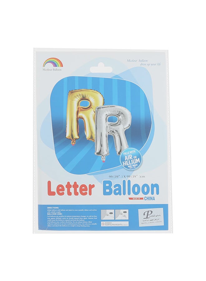 Mcolour Balloon Letter R Shape Decorative Balloon 99 x 99cm - Image 1
