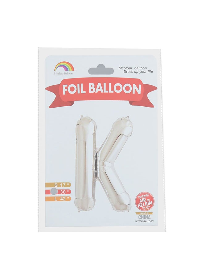Mcolour Balloon Letter K Foil Balloon - Image 1