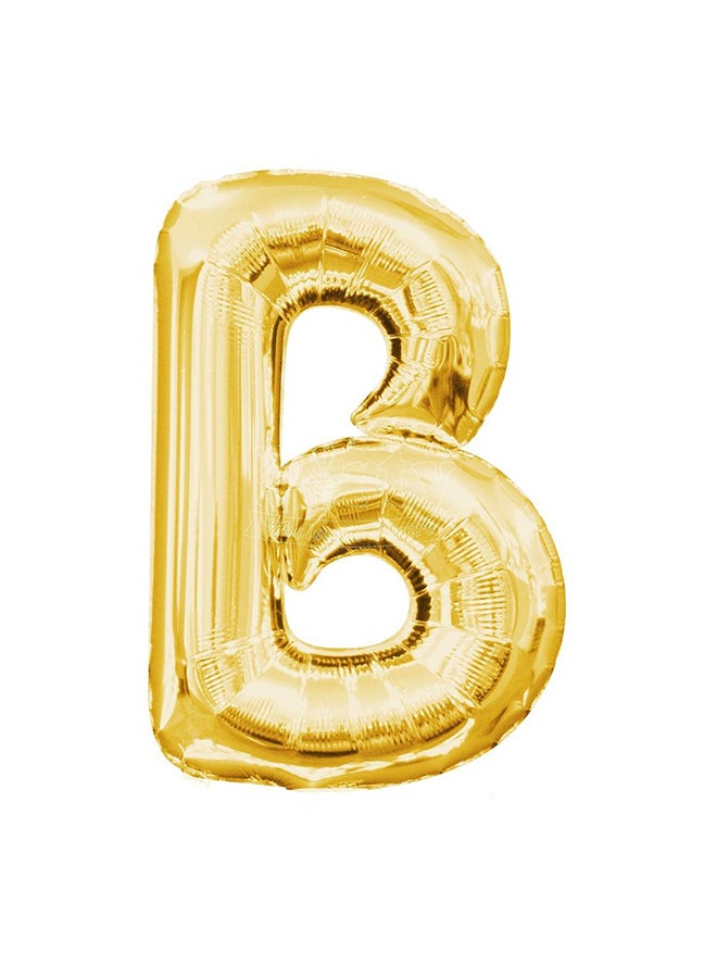 Secret Alphabetical Letter B Hanging Foil Balloon 100 x 95cm - Image 1
