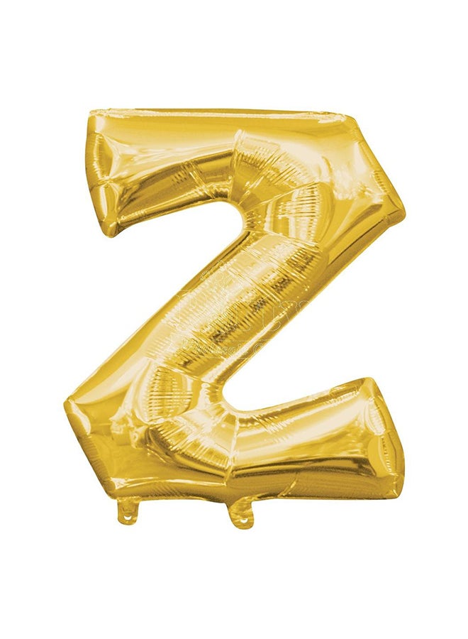 Secret Alphabetical Letter Z Hanging Foil Balloon 100 x 95cm - Image 1