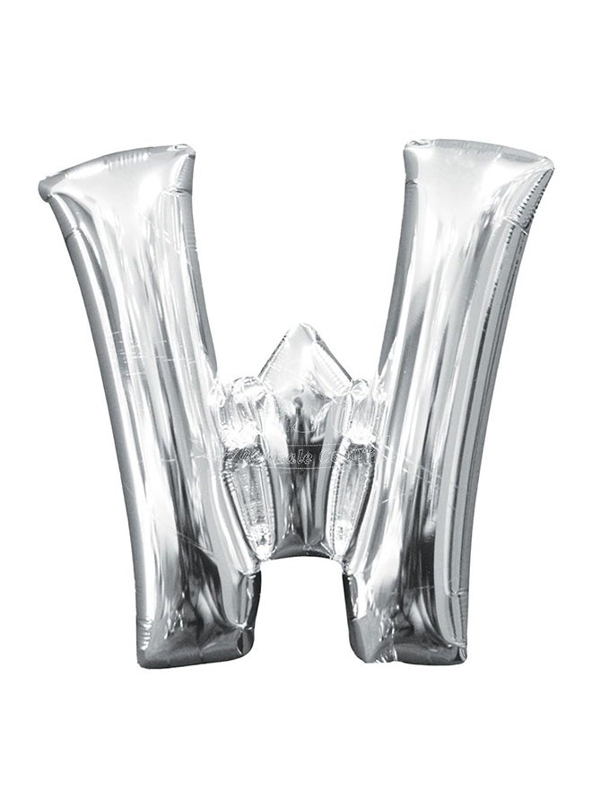 Secret W Letter Birthday Balloon 100 x 95cm