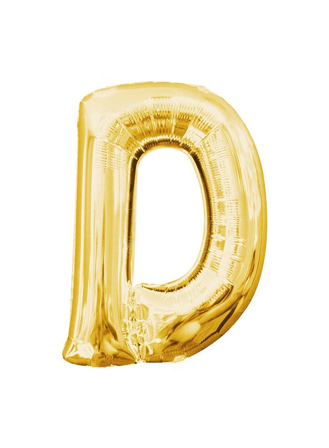 Secret Letter-D Shape Foil Party Balloon 100 x 95cm