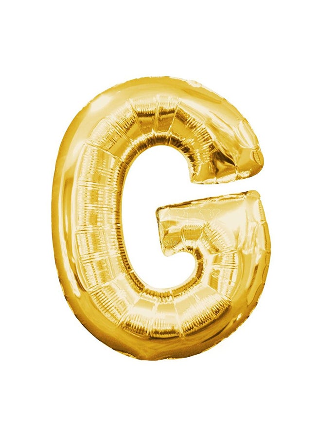 Secret Alphabetical Letter G Hanging Foil Balloon 100 x 95cm - Image 1
