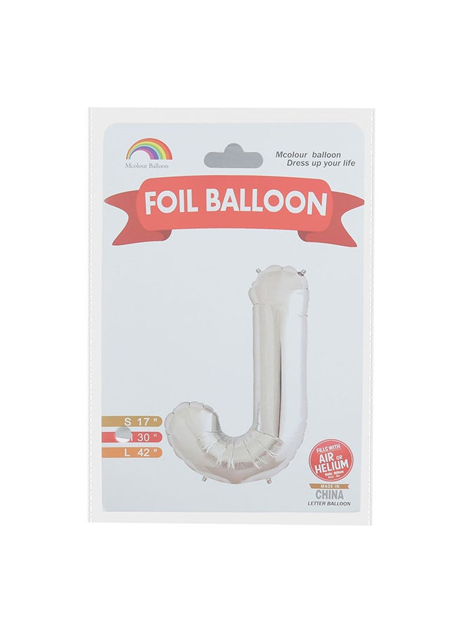 Mcolour Balloon Letter J Foil Balloon - Image 1