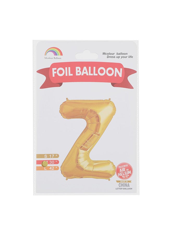 Mcolour Balloon Letter Z Foil Balloon - Image 1