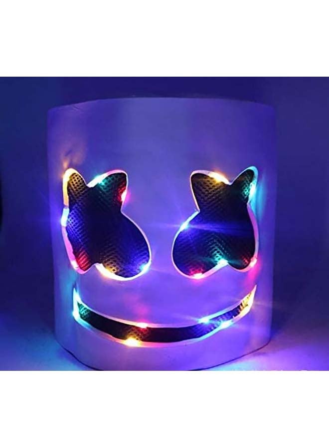 MissTiara LED Marshmello DJ Full Head Mask  - Image 1