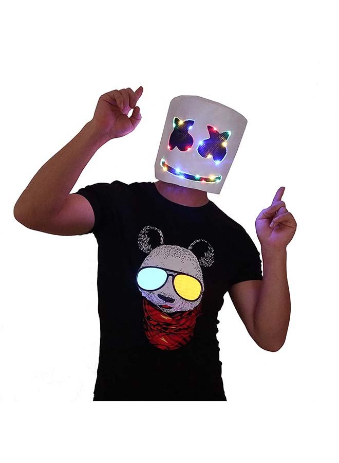 MissTiara LED Marshmello DJ Full Head Mask  - Image 3