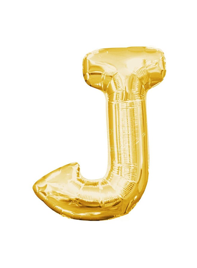 Secret Letter J Party Decorative Foil Balloon