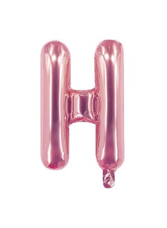 Party Time Alphabetical Letter H Hanging Foil Balloon  - Image 1