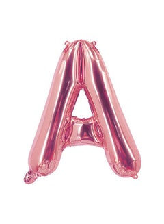 Party Time Alphabetical Letter A Hanging Foil Balloon  - Image 1