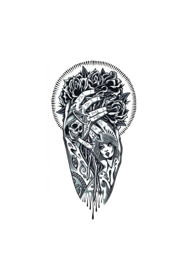 Fashionable Waterproof Temporary Tattoo Stickers Multicolour