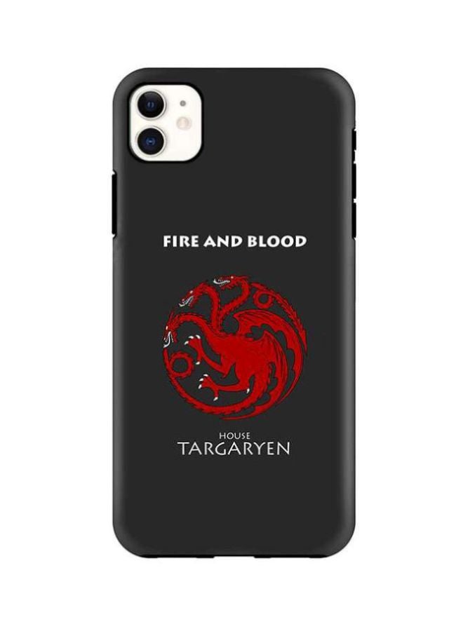 Stylizedd Protective Case Cover For Apple iPhone 11 Got House Targaryen - Image 1