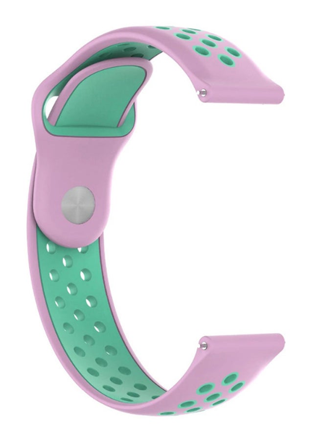 Remson Water-Proof Replacement Band For Huawei Watch GT 2e Pink/Teal - Image 2