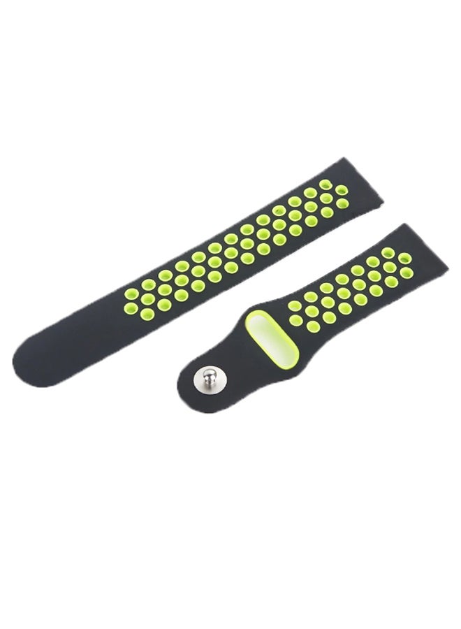 Remson Water-Proof Replacement Band For Huawei Watch GT 2e Black/Yellow - Image 3