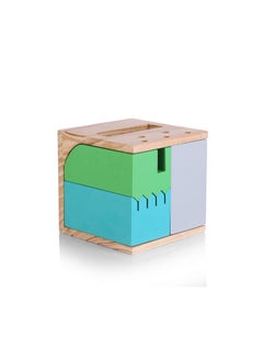 E Cube Desk Organizer Beige