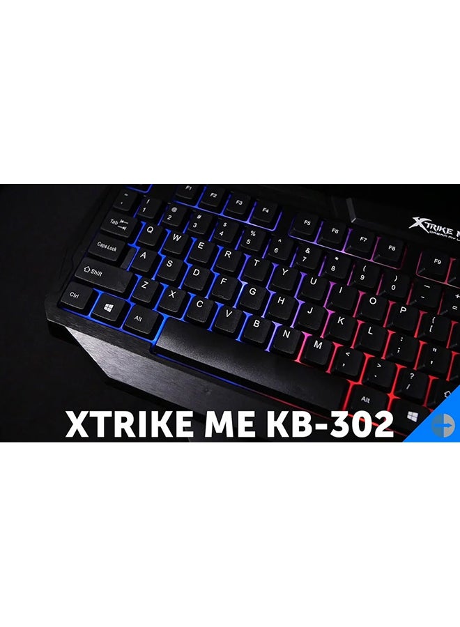 XTRIKE ME - 3-Colour Backlight Gaming Wired Keyboard - English - Image 1
