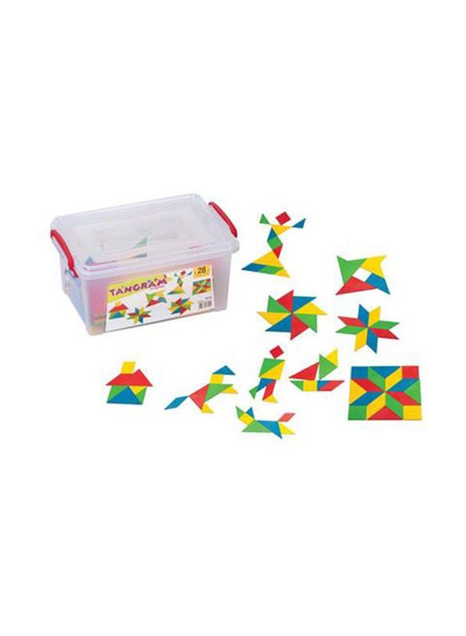 dede 28-Piece Tangram Game 3D Puzzle Set - Image 1