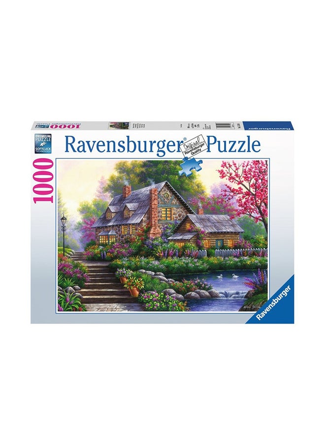 رافنسبورغر طقم أحجية الصور المقطّعة بصورة لكوخٍ رومنسي من 1000 قطعة 70x50سم - Image 1