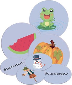 Fluffy Bear Seasons And Weather Themed Spot It ِActivity Kit Puzzle ED-3003  - Image 2