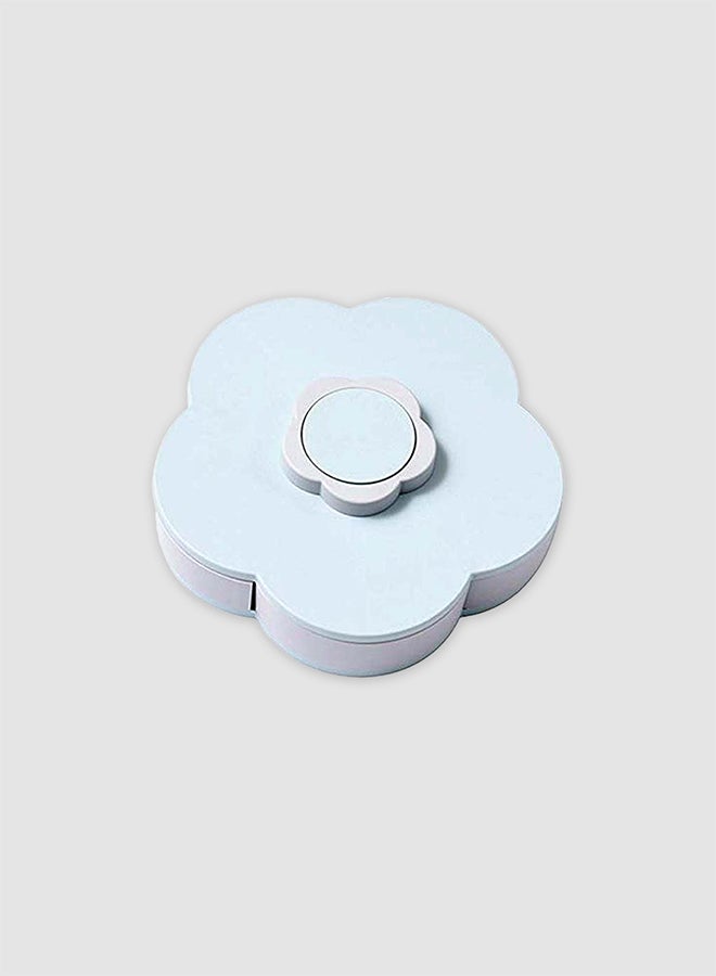 Liying Rotating Fruit Storage Box Blue 13x27x27cm - Image 1