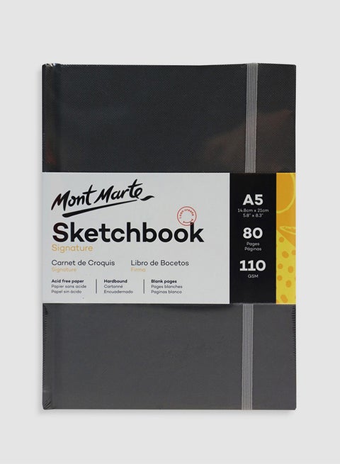 A5 Signature Sketchbook Black