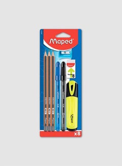 8-Piece Stationary Set Multicolour - v1591700315/N19898974A_1