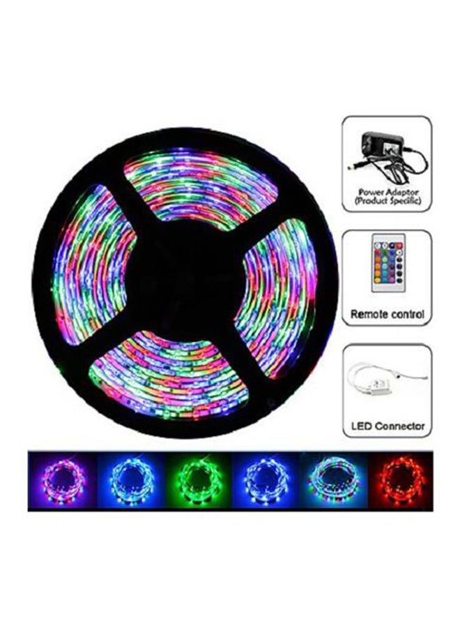 LED Light Strip With Infrared Remote Control Black/White 5meter - Image 2