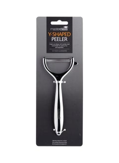 MASTERCLASS Stainless Steel Peeler Silver/Black 12cm  - Image 3