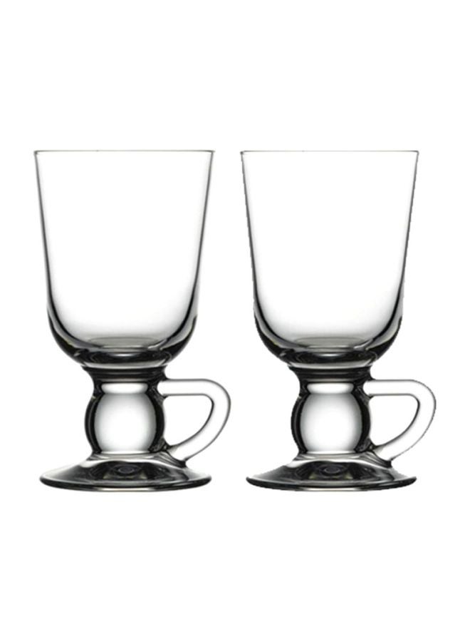 باساباتشي مجموعة أكواب قهوة أيريش مكونة من قطعتين شفاف 304مم - Image 1