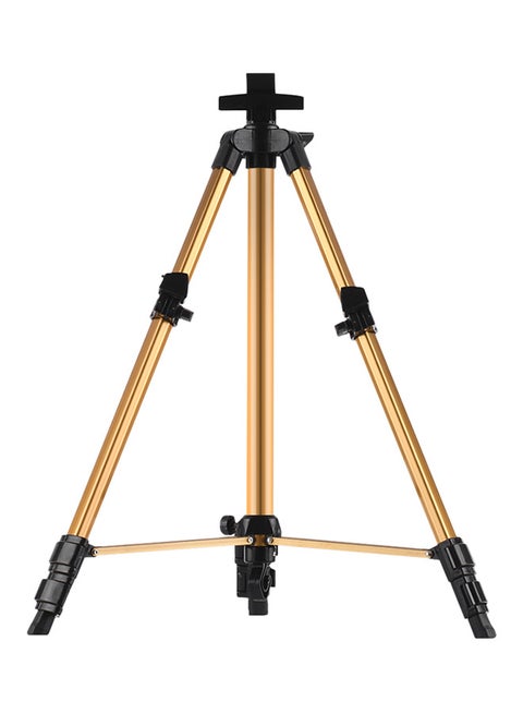 Adjustable Aluminium Tripod Stand Gold/Black